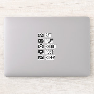 Social Media Gamer Vinyl Sticker