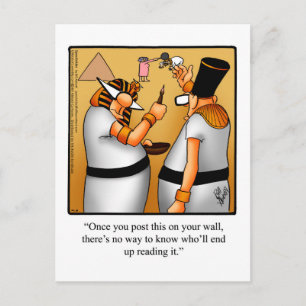 Social Media Humour Postcard "Spectickles"