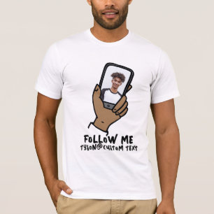 Social Media Influencer Follower phone photo T-Shirt