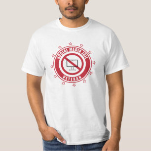 Social Media Jail Veteran Badge T-Shirt