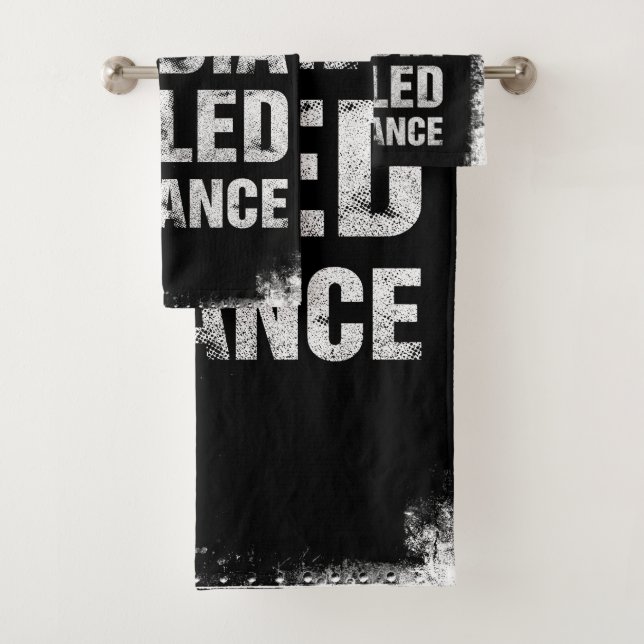 Social Media Killed Romance Bath Towel Set (Insitu)