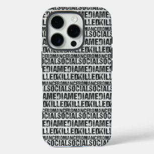 Social Media Killed Romance iPhone 16 Pro Case