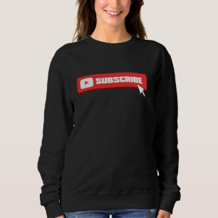 Social Media Like Share Comment Subscribe Vlogger Sweatshirt