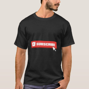 Social Media Like Share Comt Subscribe Vlogger T-Shirt