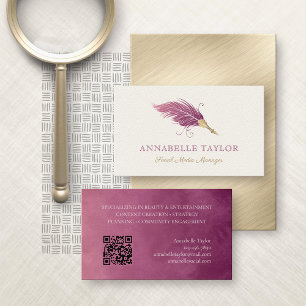 Social Media Manager Business Card