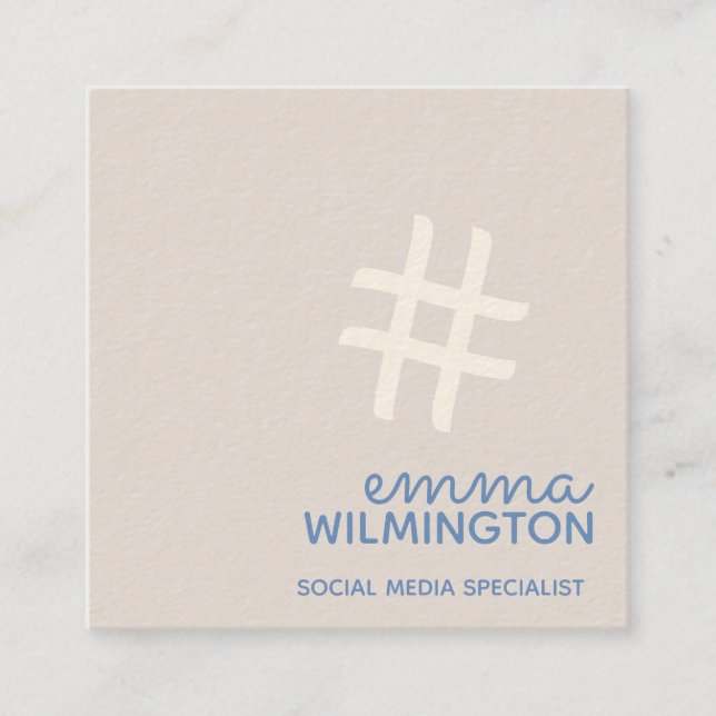 Social Media Marketing Business Card (Front)