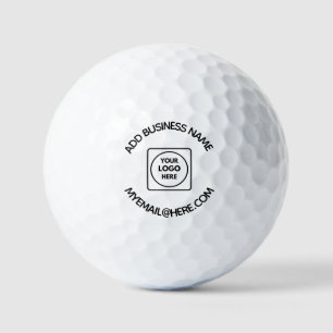 Social Media Name Logo Branding Golf Balls