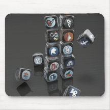 Social Media Overload Mouse Pad SOCIALUTION