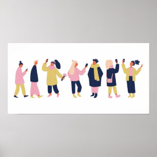 Social Media People Poster