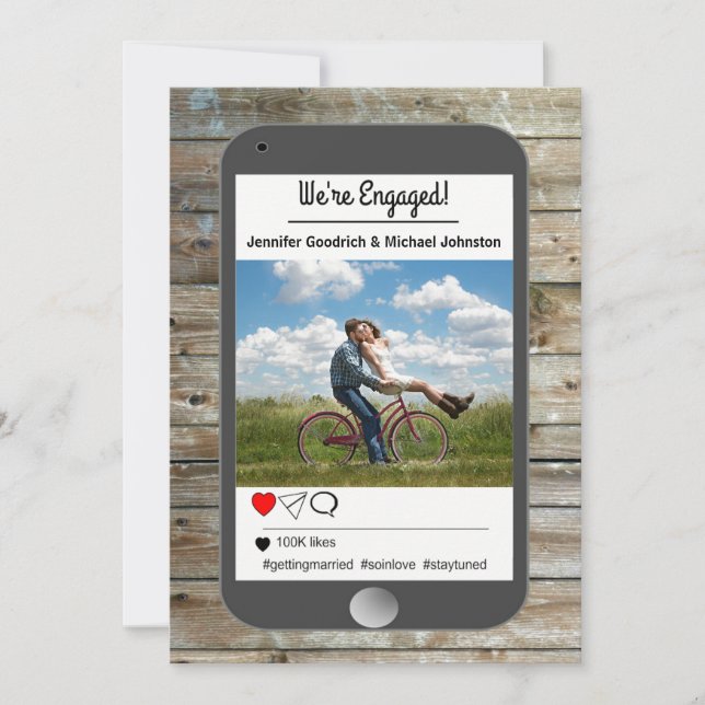 Social Media Photo Mobile Engagement Announcement (Front)