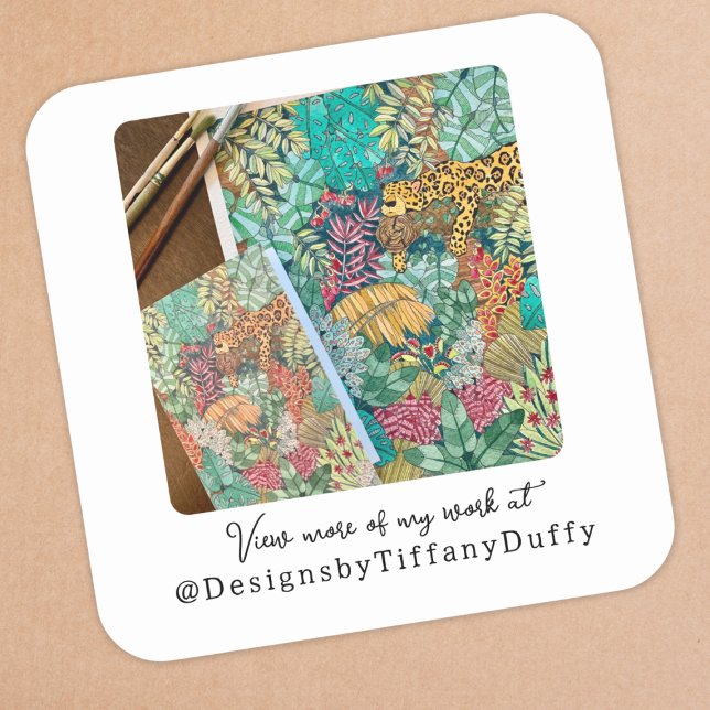 Social Media Photo Template Promotion Square Sticker (Creator Uploaded)