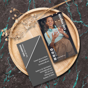 Social Media Profile Photo Business Card
