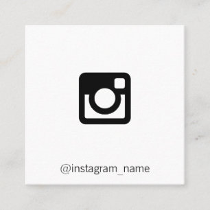 Social Media Promotion Square Business Card