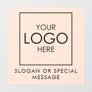 Social Media QR Code Connect With Us Modern Bold Window Cling