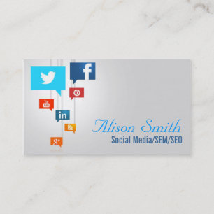 Social Media/SEM/SEO Business Card