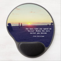Social Media Sunrise Mousepad