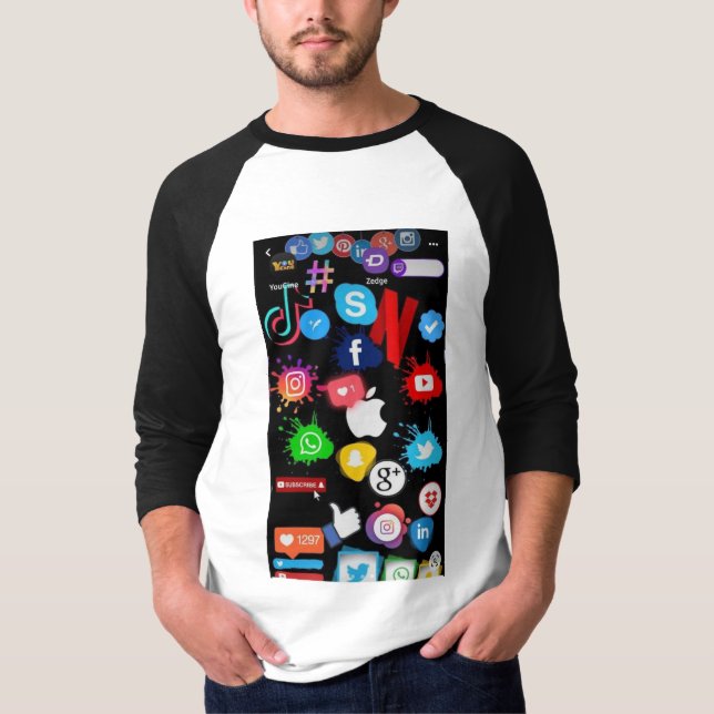 Social media  T-Shirt (Front)