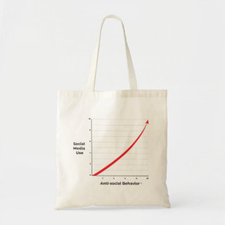 Social Media Use Tote Bag