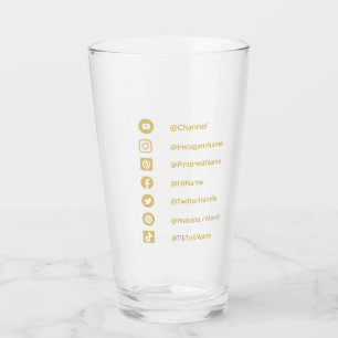 SOCIAL MEDIA YOUTUBE INSTAGRAM INFLUENCER GLASS