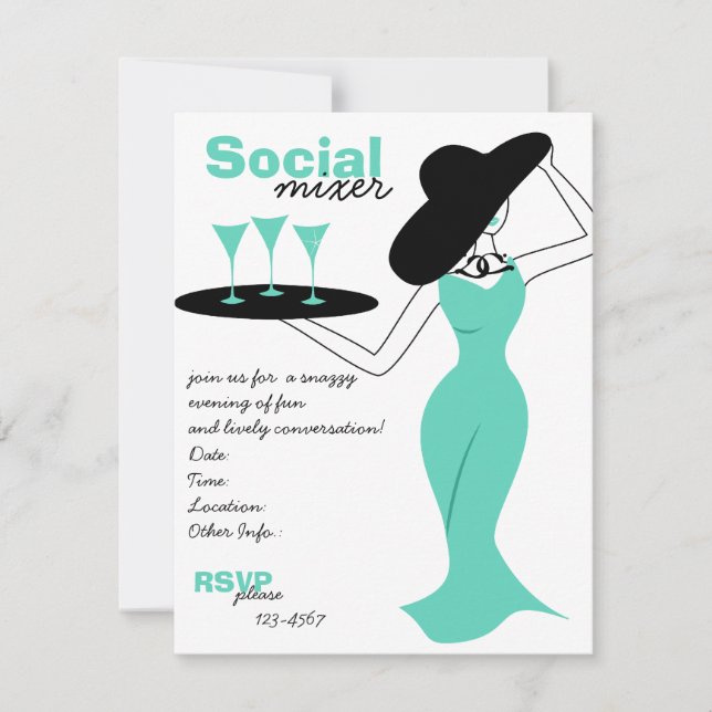 Social Mixer Invitation (Front)