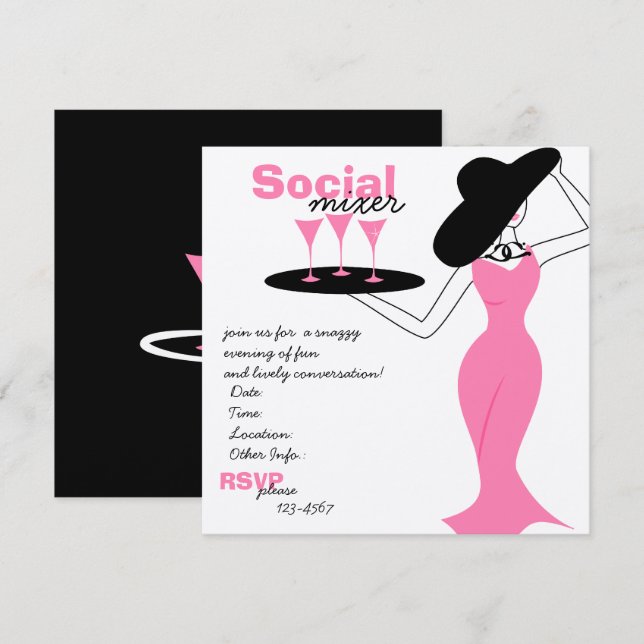 Social Mixer Invitation (Front/Back)