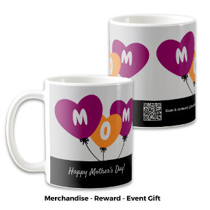 Social Mum Heart Balloons Happy Mother's Day Coffee Mug