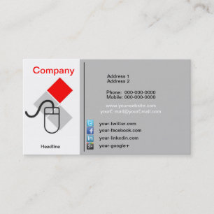 Social Networking Business Card