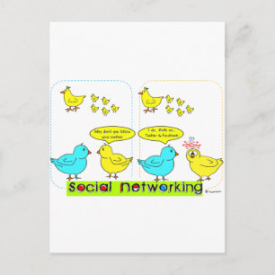 Social Networking Postcard