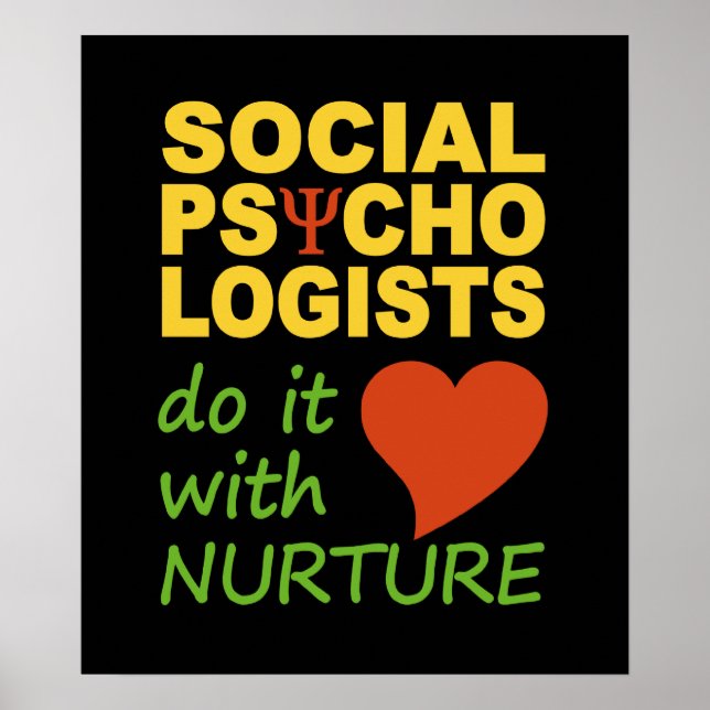 Social Psychologists poster (Front)