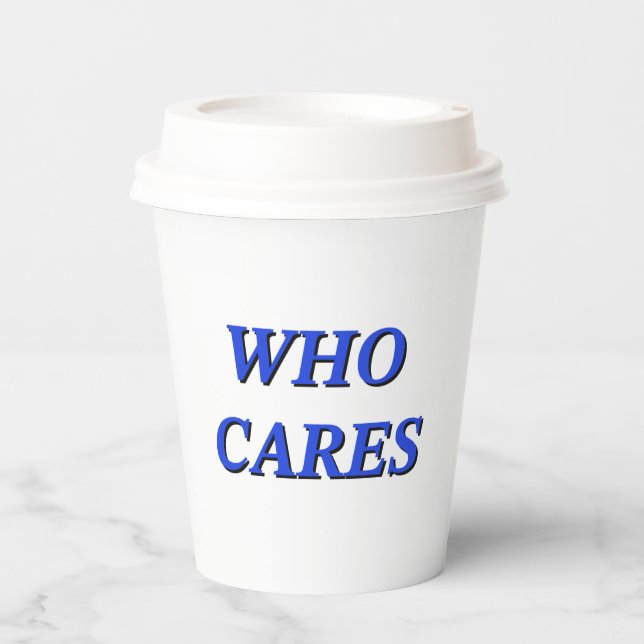 social sarcastic ideal nerdy design paper cups (Front)