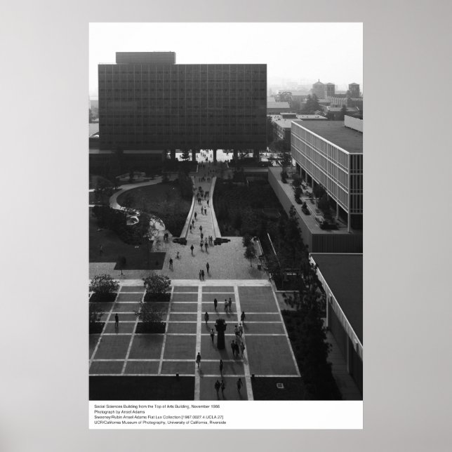 Social Sciences Building, UCLA, 1966 Poster (Front)
