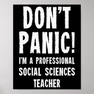 Social Sciences Teacher  Poster