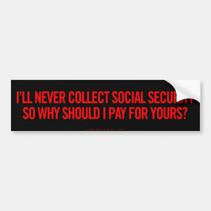 Social Security Bumper Sticker