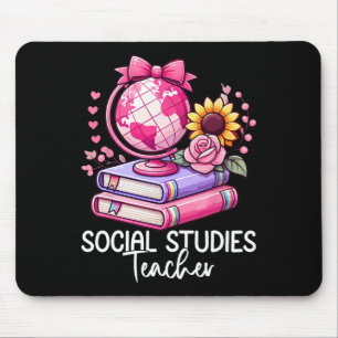 Social Studies History Teacher Earth Globe Back To Mouse Mat