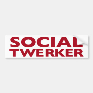 Social Twerker Bumper Sticker