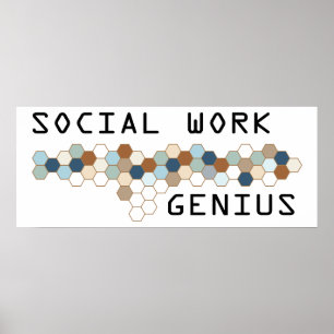 Social Work Genius Poster