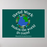 Social Work Makes the World Go Round Custom