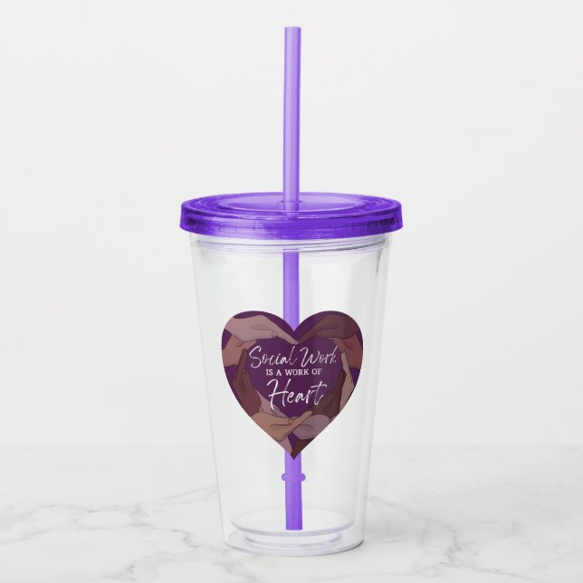 Social Work Month Tumbler (Front)