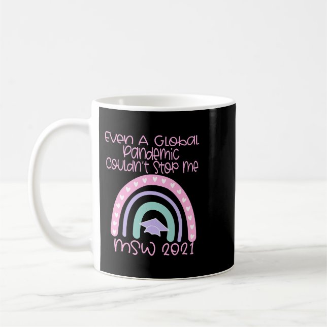 Social Work MSW Graduation Masters Worker Coffee Mug (Left)