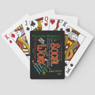Social work Playing Cards