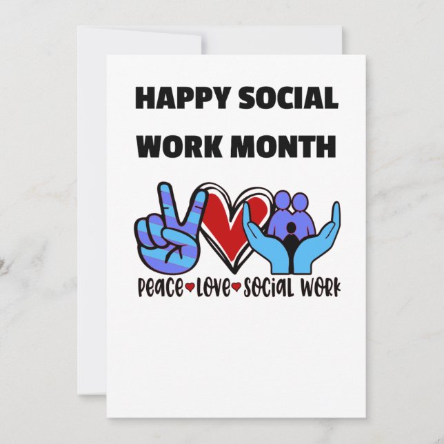 Social Work Thank You Cards (Front)
