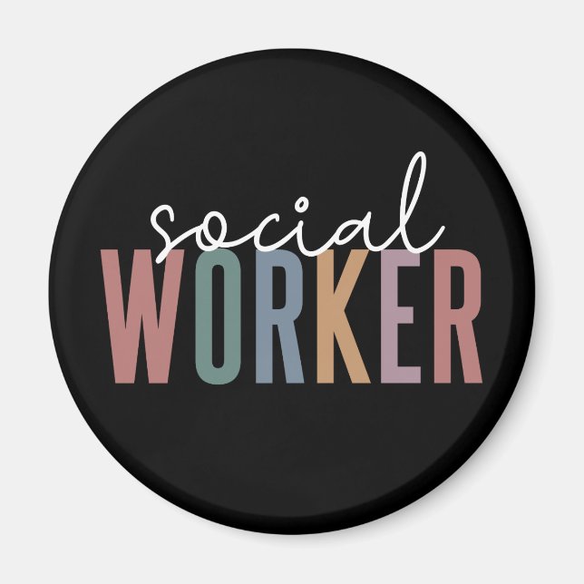 Social Worker Appreciation and graduation Gifts Magnet (Front)