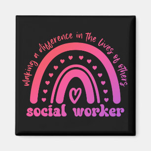 Social Worker Appreciation and Graduation Magnet