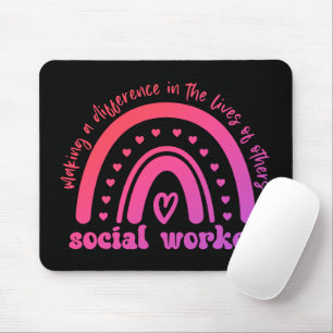 Social Worker Appreciation and Graduation Mouse Mat