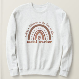 Social Worker Appreciation Graduation Gifts Sweatshirt