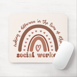 Social Worker Appreciation Graduation Social Work Mouse Mat