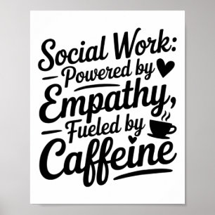 Social Worker Appreciation Msw School Clinical Men Poster