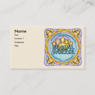 Social Worker business cards