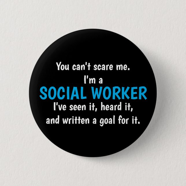 Social Worker Button (Front)