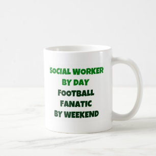 Social Worker by Day Football Fanatic by Weekend Coffee Mug